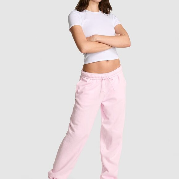 PINK Ivy Fleece Campus Sweatpants Limited Edition Pink Tulip Butterfly - Picture 2 of 4